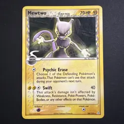 Pokemon TCG Mewtwo Delta Species 24/110 Holon Phantoms Rare Non-holo LP+ - Image 1