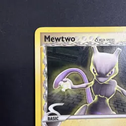 Pokemon TCG Mewtwo Delta Species 24/110 Holon Phantoms Rare Non-holo LP+ - Image 2