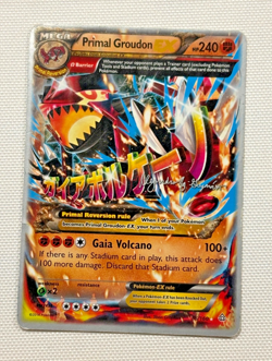 Primal Groudon EX 86/160 – XY Primal Clash – 2015 World Championship Pokemon Car - Image 1