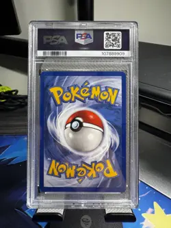 Pokemon TCG Dark Alakazam Holo Rare Team Rocket 1/82 2000 Unlimited PSA 7 - Image 2