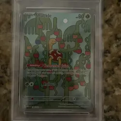 Pokemon TCG Shuckle Holo Mega Evolution Illustration Rare 136/132 PSA 10 - Image 2