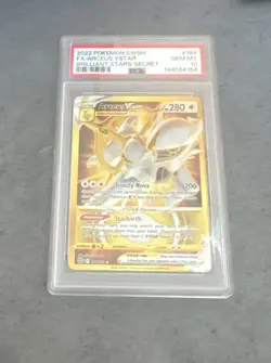 2022 Pokemon SWSH FA/Arceus VSTAR Brilliant Stars-Secret 184/172 PSA 10 GEM MT - Image 1