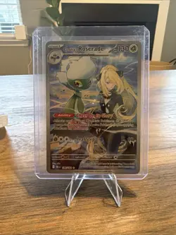 Pokemon TCG Cynthia's Roserade 184/182 Sv10: Destined Rivals Illustration Rare - Image 1