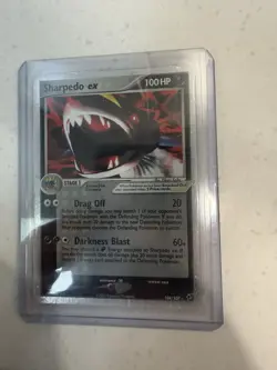 Pokemon Sharpedo ex 104/107 EX Deoxys Ultra Rare Holo Stage 1 HP 100 English - Image 1