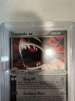Pokemon Sharpedo ex 104/107 EX Deoxys Ultra Rare Holo Stage 1 HP 100 English - Image 2