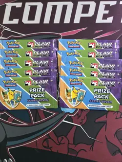 Play! Pokemon Prize Pack Series 7 Promo Packs NEW NM [x10] - Image 1