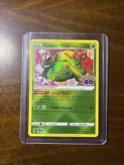 Radiant Venusaur 004/078 Pokemon GO Holo - Image 1