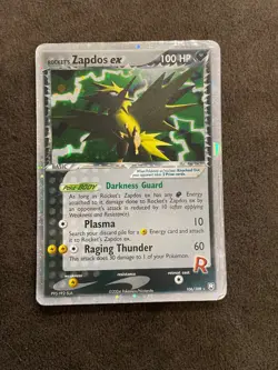 Rocket's Zapdos ex 106/109 Team Rocket Returns Holo Rare Pokemon TCG HP - Image 2