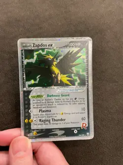 Rocket's Zapdos ex 106/109 Team Rocket Returns Holo Rare Pokemon TCG HP - Image 3