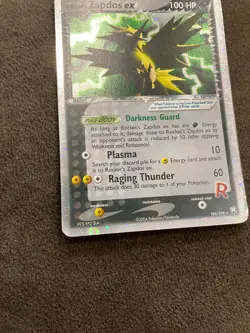 Rocket's Zapdos ex 106/109 Team Rocket Returns Holo Rare Pokemon TCG HP - Image 5