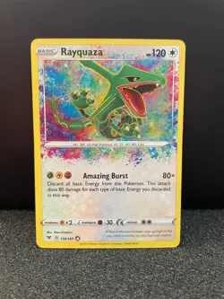 Pokemon Rayquaza 138/185 Amazing Rare Vivid Voltage Near Mint / Mint - Image 1