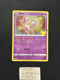 Pokemon 25th Celebrations - Mew - 011/025 - Holo Rare - NM - Image 1