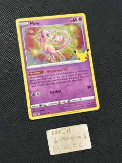 Pokemon 25th Celebrations - Mew - 011/025 - Holo Rare - NM - Image 3