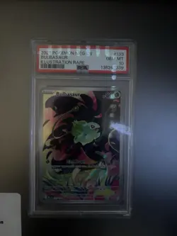 2025 Pokemon Mega Evolution Bulbasaur Illustration Rare #133 PSA 10 - Image 2