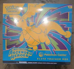 Pokemon TCG - Ascended Heroes Pokemon Center ETB Elite Trainer Box Sealed - Image 1
