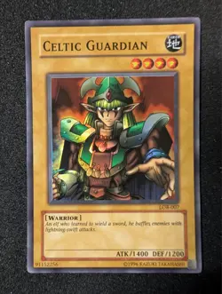 Yu-Gi-Oh! - Celtic Guardian LOB-007 Original Print Unlimited Super Rare NM - Image 1