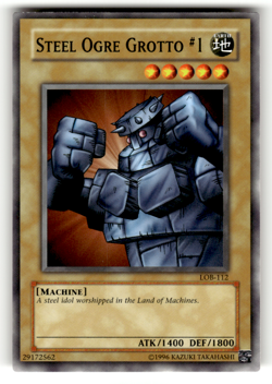 Steel Ogre Grotto #1 LOB-112 Common The Legend of Blue Eyes White Dragon LP - Image 1