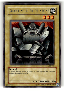 Giant Soldier of Stone LOB-068 Unlimited Rare The Legend of Blue Eyes White Drag - Image 1