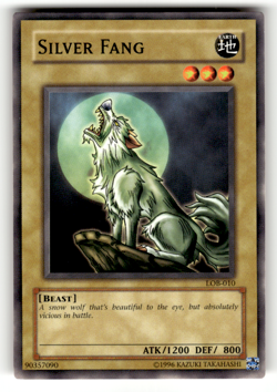 Silver Fang LOB-010 Unlimited Common The Legend of Blue Eyes White Dragon LP - Image 1