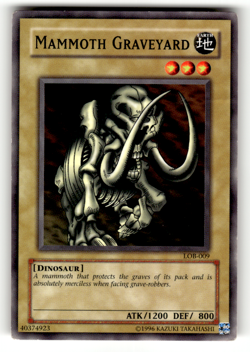 Mammoth Graveyard LOB-009 Unlimited Common The Legend of Blue Eyes White Dragon - Image 1