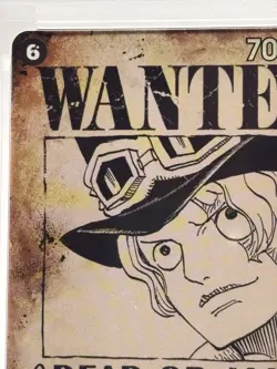 Bandai Sabo OP13-120 Wanted Alternate Art SEC Foil Blocker PSA 10 One Piece - Image 3
