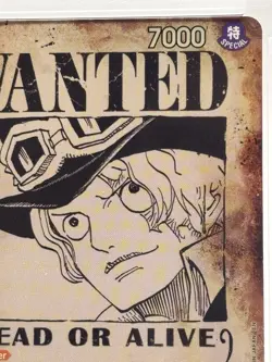 Bandai Sabo OP13-120 Wanted Alternate Art SEC Foil Blocker PSA 10 One Piece - Image 4