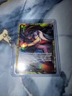 Crocodile OP14-120 Secret Alternate Art The Azure Sea's Seven Sec One Piece - Image 1