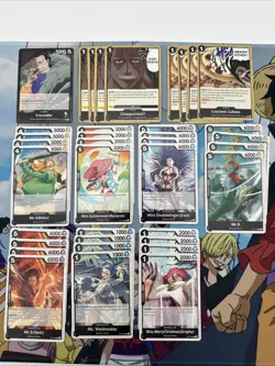 One Piece TCG OP14 Crocodile & Baroque Works Base Deck - NM English - Image 1