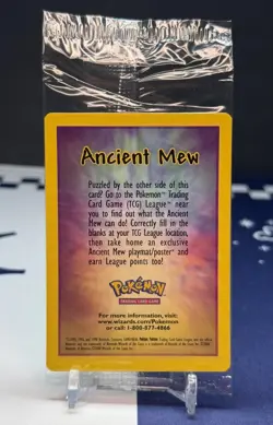 Sealed Ancient Mew ~ Unnumbered Movie Promo ~ Holo Pokemon Card ~ NM/Mint - Image 1
