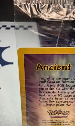 Sealed Ancient Mew ~ Unnumbered Movie Promo ~ Holo Pokemon Card ~ NM/Mint - Image 2