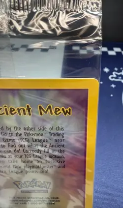 Sealed Ancient Mew ~ Unnumbered Movie Promo ~ Holo Pokemon Card ~ NM/Mint - Image 3