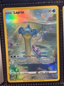 Lapras GG05/GG70 Galarian Gallery Crown Zenith Full Art NM/M… Lapras 3 Card Set - Image 1