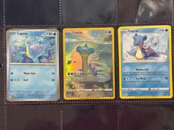 Lapras GG05/GG70 Galarian Gallery Crown Zenith Full Art NM/M… Lapras 3 Card Set - Image 2