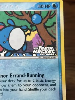 2004 Marill EX Team Rocket Returns 68/109 Reverse Holo Pokemon Card Old School - Image 2