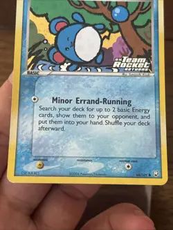 2004 Marill EX Team Rocket Returns 68/109 Reverse Holo Pokemon Card Old School - Image 4