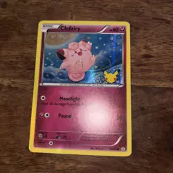 Pokemon TCG Clefairy Holo Card 50/83 Generations 20th Anniversary Edition - Image 1