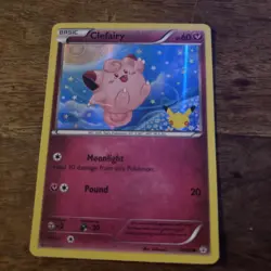 Pokemon TCG Clefairy Holo Card 50/83 Generations 20th Anniversary Edition - Image 2