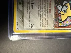 Vintage 2005 Pokemon Jirachi Card 9/107 Reverse Holo Rare Deoxys Stamped - Image 4