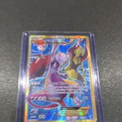 Pokemon Mewtwo EX Full Art Secret Rare Breakthrough 163/162 Holo Card - Image 1