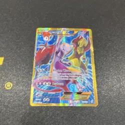 Pokemon Mewtwo EX Full Art Secret Rare Breakthrough 163/162 Holo Card - Image 2