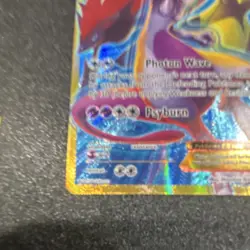 Pokemon Mewtwo EX Full Art Secret Rare Breakthrough 163/162 Holo Card - Image 3