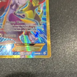 Pokemon Mewtwo EX Full Art Secret Rare Breakthrough 163/162 Holo Card - Image 4