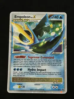 Pokemon Card Empoleon LV.X DP11 Holo BlackStarPromo Diamond & Pearl TCG 2007 LP! - Image 1