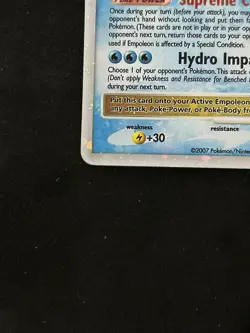 Pokemon Card Empoleon LV.X DP11 Holo BlackStarPromo Diamond & Pearl TCG 2007 LP! - Image 4