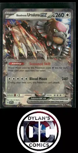 SV: Scarlet & Violet Promo Cards #177 Bloodmoon Ursaluna ex - Image 1