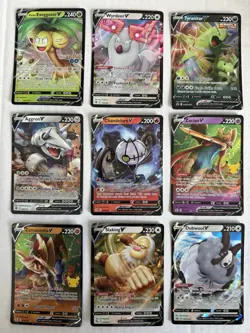 Pokemon Lot Of 22 V Cards Berloom Empoleon Aegislash Scanner Value Over $30 - Image 3