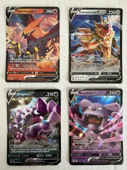 Pokemon Lot Of 22 V Cards Berloom Empoleon Aegislash Scanner Value Over $30 - Image 5