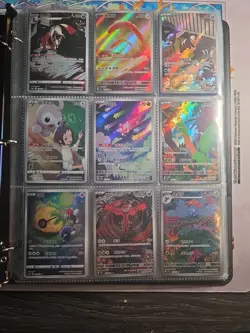 Pokemon Card Lot Binder V/VMAX IR Hits Ex 180 Cards NM Full Art - Image 1