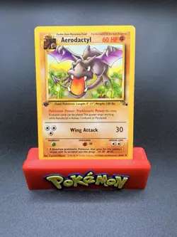 Aerodactyl - 16/62 - Pokemon Fossil 1st Edition Rare Card WOTC LP - Image 1
