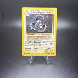 Lt. Surge's Magneton - 8/132 - Pokemon Gym Heroes Unlimited Holo Rare Card HP-g - Image 1